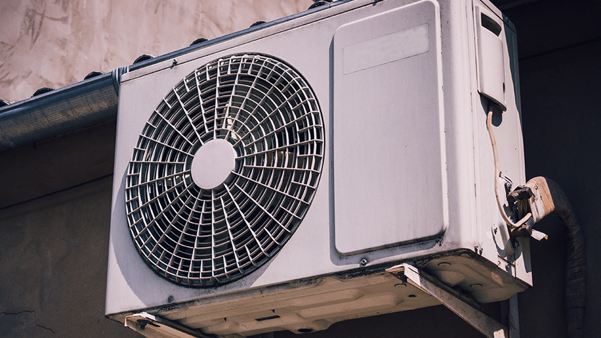 close up on ductless mini split